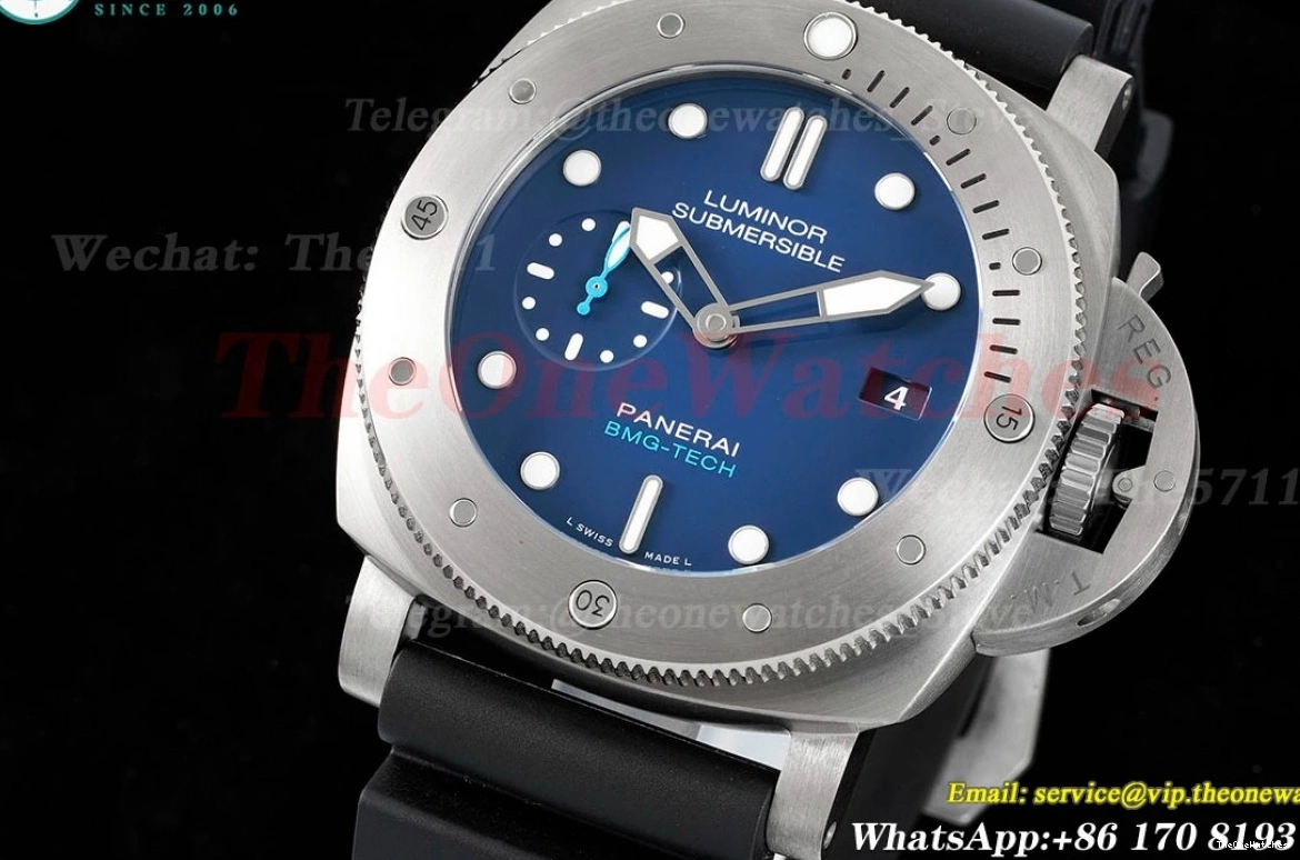 P9010 RU Submersible Tech 47MM VSF BMG TI PAM692 Blue 0126